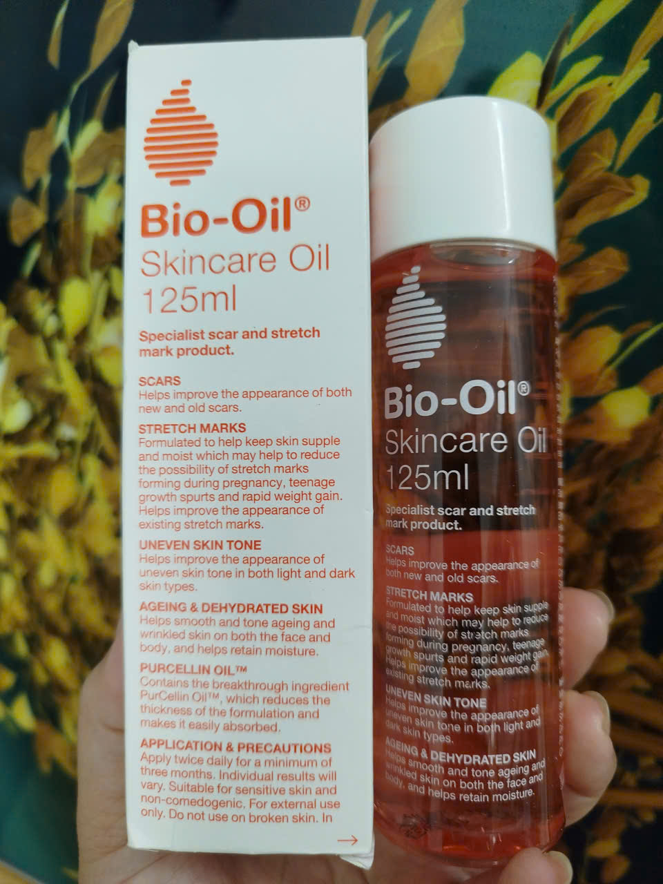 Tinh dầu trị rạn da sẹo thâm bio oil skincare oil natural 125ml chiết xuất thảo dược an toàn cho mẹ bầu và trẻ em