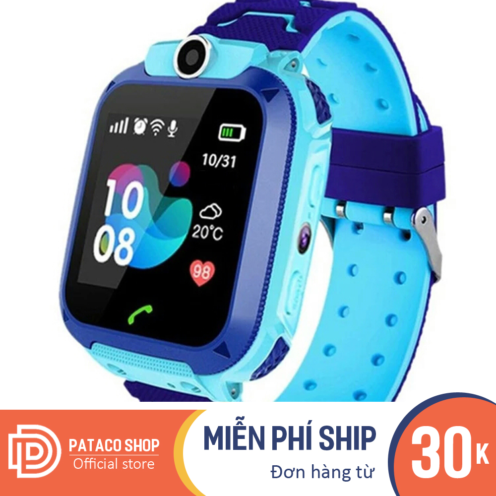 Đồng hồ thông minh trẻ em Dohora VN DQ12 định vị vị trí LBS có Camera và gọi khẩn cấp, chống nước tốt dây đeo Silicon cao cấp