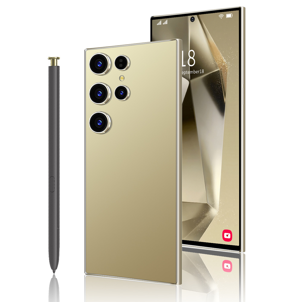 NEW S24 Ultra điện thoại thông minh 7.3 inch Android đt 3G/4G/5G giá rẻ 8GB/256GB HD Toàn màn hình điện thoại rẻ cho học sinh Hai SIM Với bút Dấu vân tay - 4