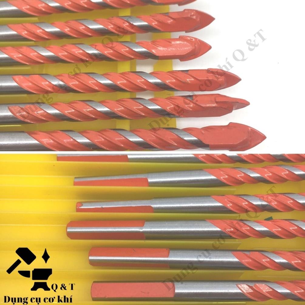 Mũi khoan đa năng cao cấp , Mũi khoan gạch men khoan kính tường gỗ.. Lion Tools đỏ 6 8 10 12mm