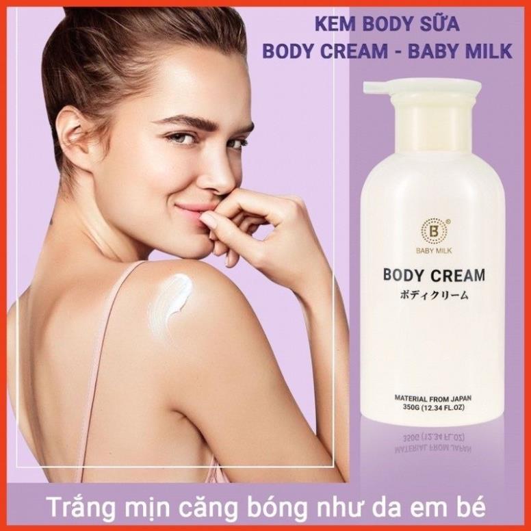 Kem dưỡng trắng toàn thân body cream baby milk - hàng hiệu cao thiên nhi