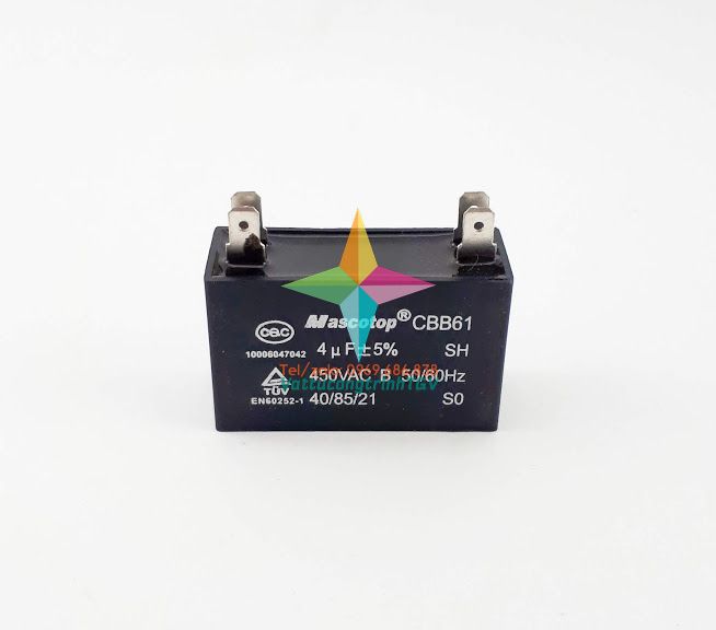 Tụ quạt mascotop cbb61 4mf+5%