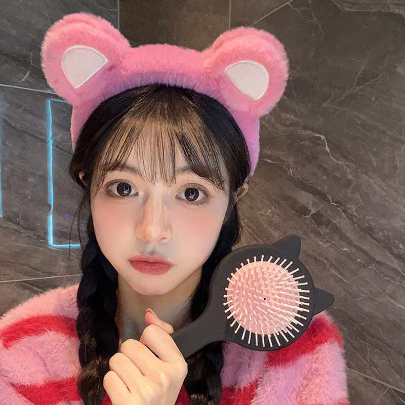 Cài tóc hình tai gấu dâu lotso đáng yêu