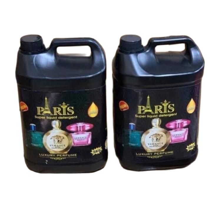 Giảm giá nước giặt pari hương hoa pháp 5in1 can vuông 5 lít