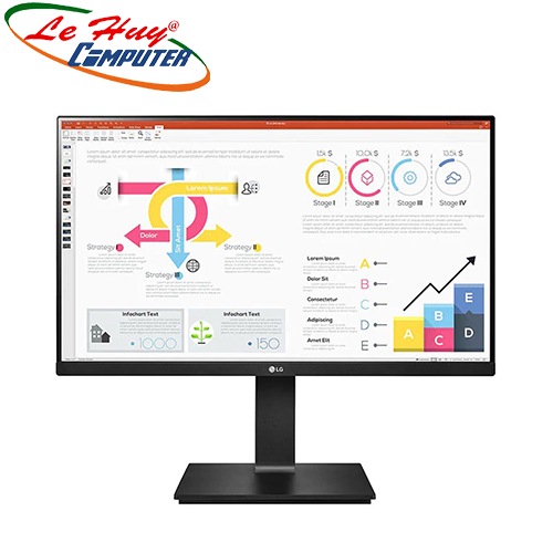 Màn hình máy tính lg 24qp750-b 23.8inch qhd 75hz usb type-c