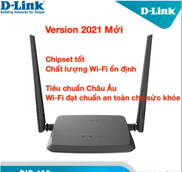 Bộ phát wifi N 300Mbps Wilreless Router D-LINK DIR-612 - Version Mới 2021