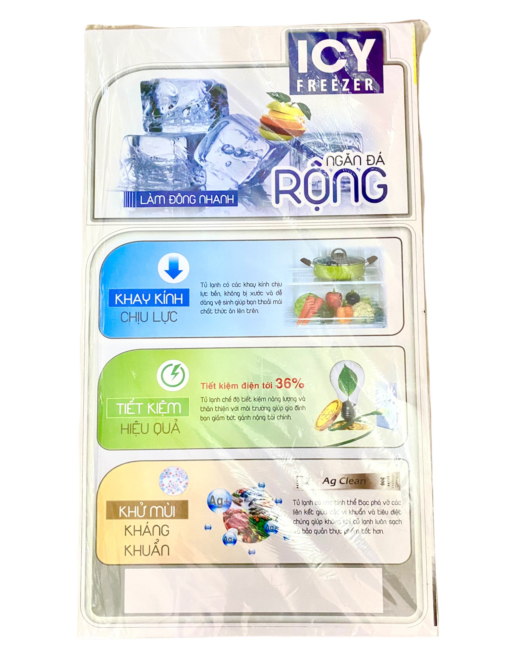 Tem dán tủ lạnh không tên chất lượng nhiều mẫu