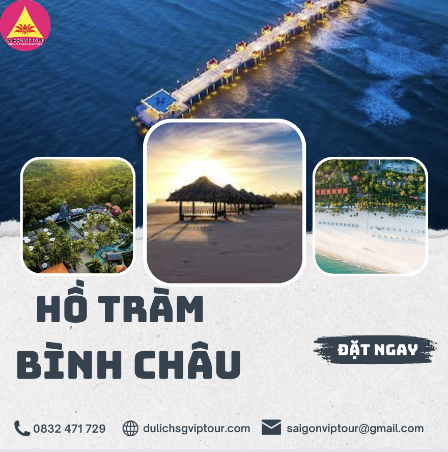 HCM[E- VOUCHER] Tour SEAVA HỒ TRÀM – MINERA HOT SPRINGS BÌNH CHÂU Siêu tiết kiệm chỉ 4.890.000 VNĐ Xe giường nằm