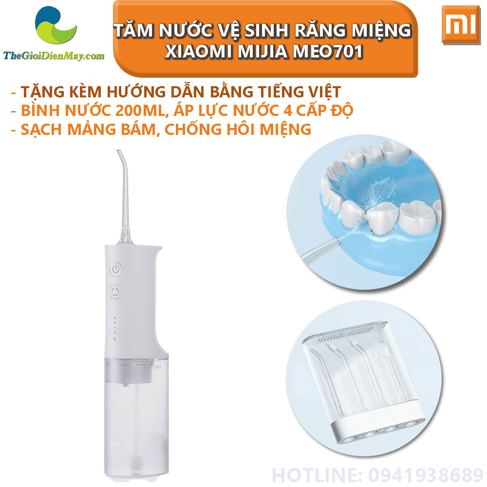 Tăm Nước Vệ Sinh Răng Miệng Xiaomi Mijia MEO701 Mijia gen 2 MEO705 Soocas W3 Pro Soocas W3F Soocas W1 - Bảo hành 3 tháng