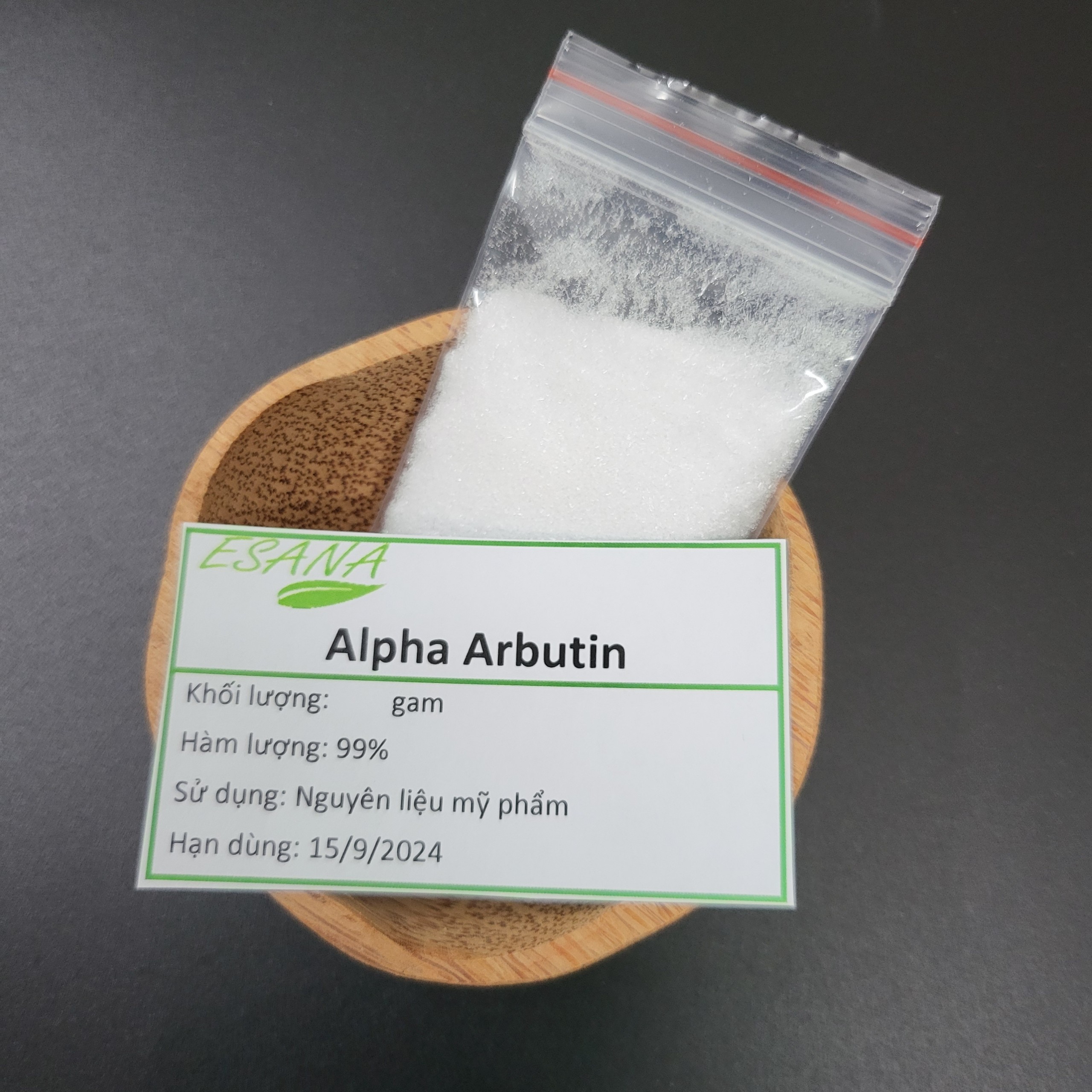 50g-100g Bột Alpha Arbutin nguyên liệu mỹ phẩm