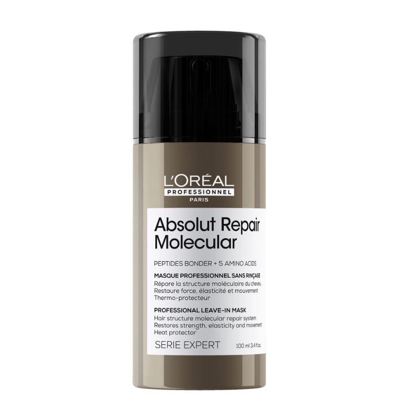 Mặt nạ khô dưỡng tóc không cần xả L'oreal Absolute Repair Molecular Masque 100ml