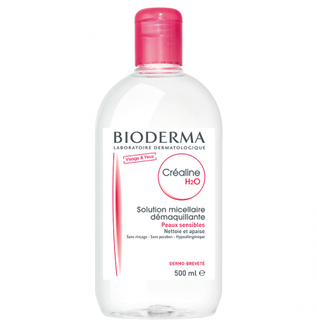Nước tẩy trang dành cho da khô và da nhạy cảm Bioderma Créaline H2O Solution Micellaire 500ml