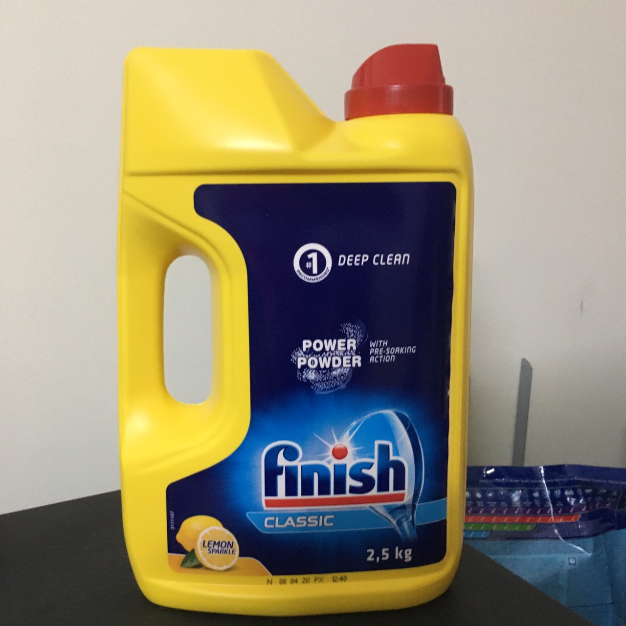 bột rửa chén bát finish hộp 2,5 kg