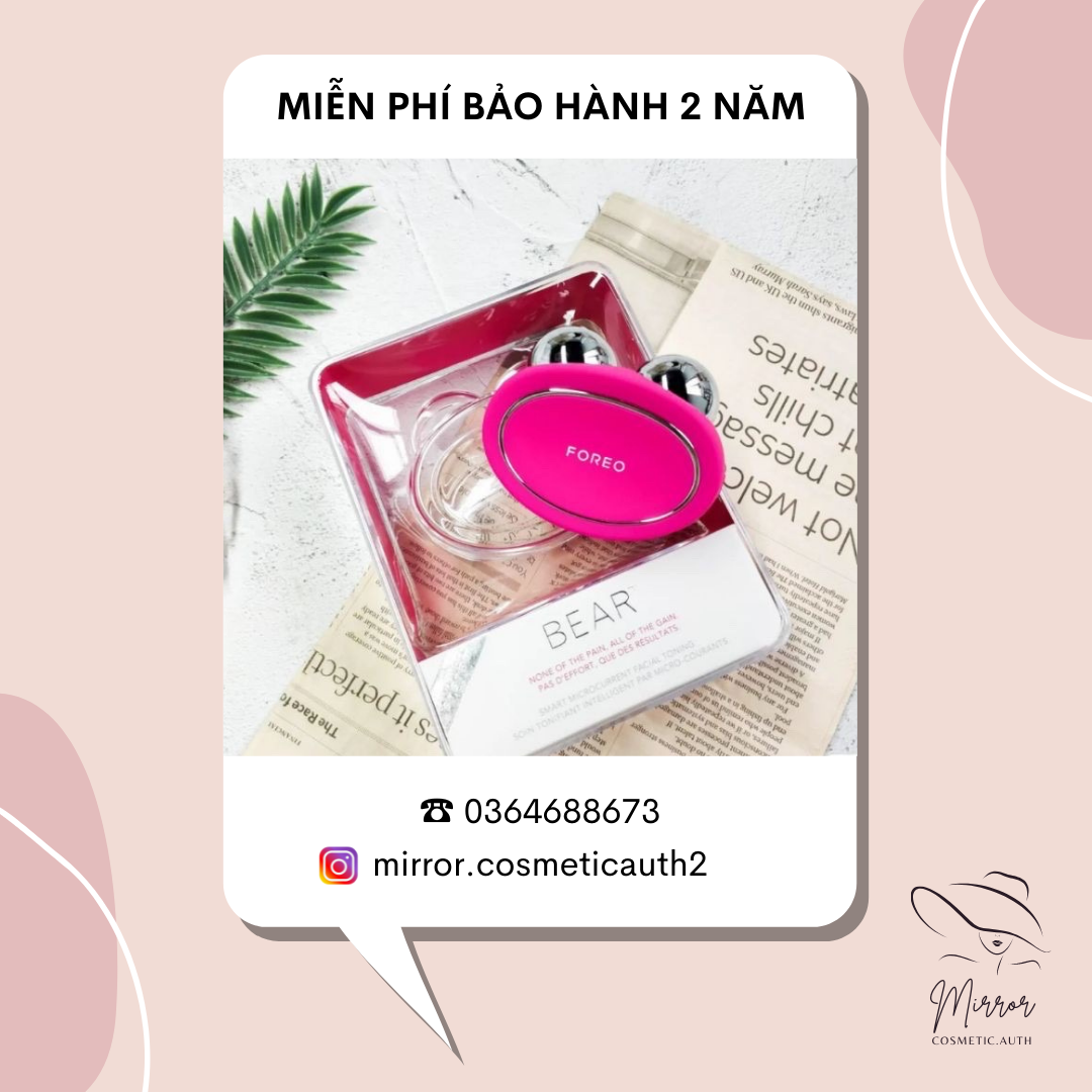 Foreo bear máy massage nâng cơ có sẵn - bh 2 năm