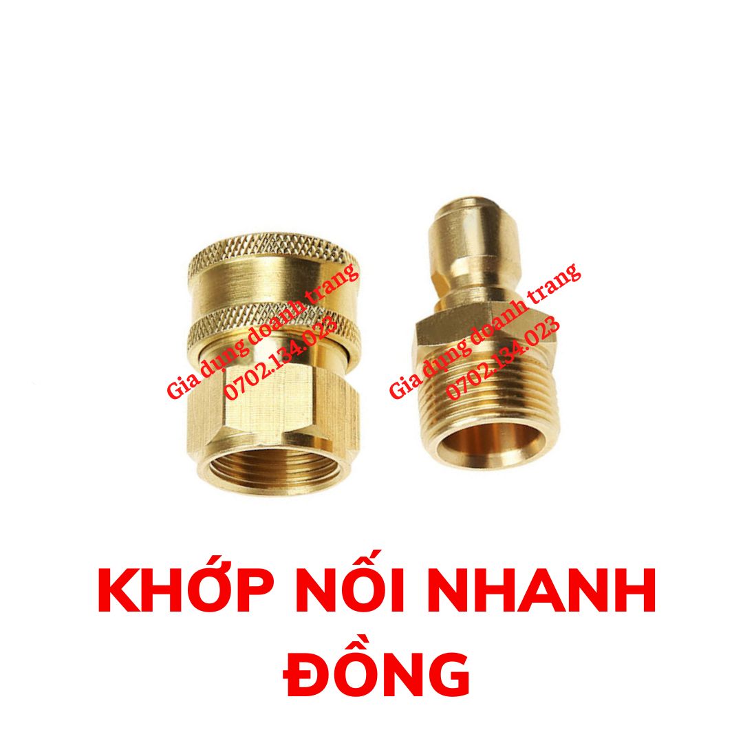 Khớp nối nhanh đầu ra cho máy máy rửa ren 22mm