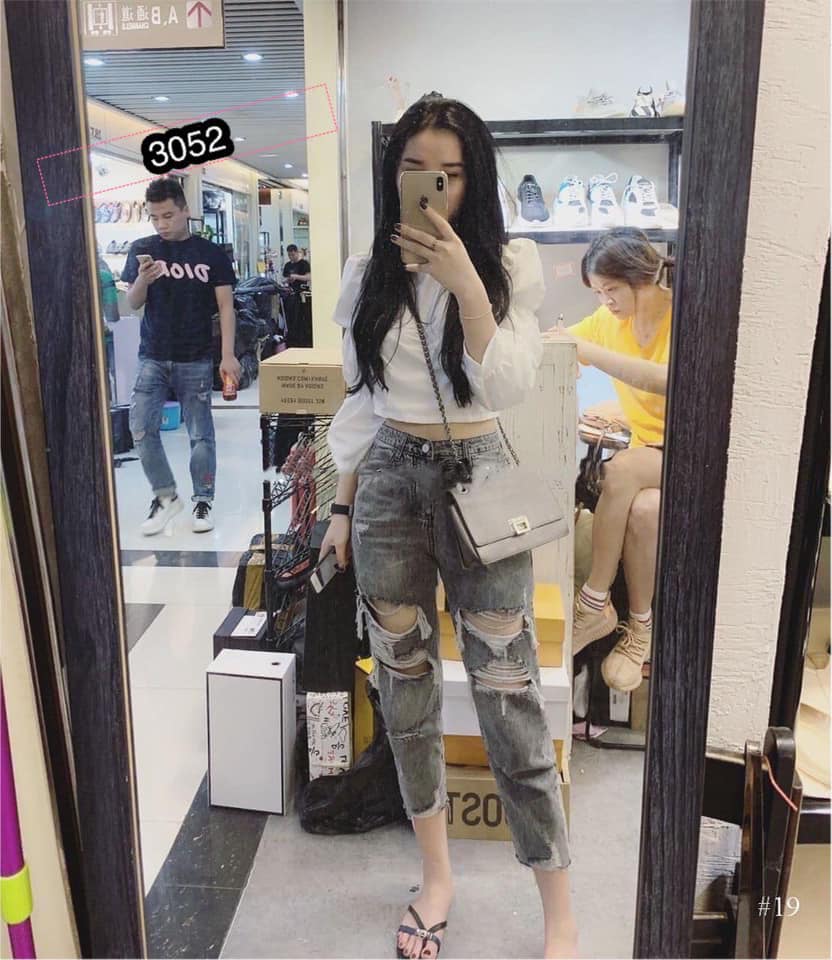 [ HÌNH THẬT!! ] QUẦN JEAN NỮ LƯNG CAO KIỂU QUẦN BAGGY JEAN NỮ MÀU XÁM KHÓI CHẤT LIỆU JEAN BÒ CỰC CHẤT THỜI TRANG VÀ PHONG CÁCH LZ QB3052