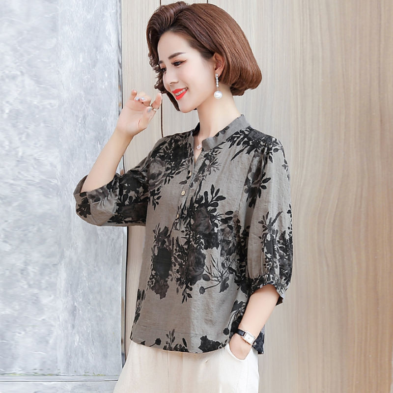 ÁO TRUNG NIÊN CHẤT ĐŨI TAY LỠ CHO MẸ CHO BÀ