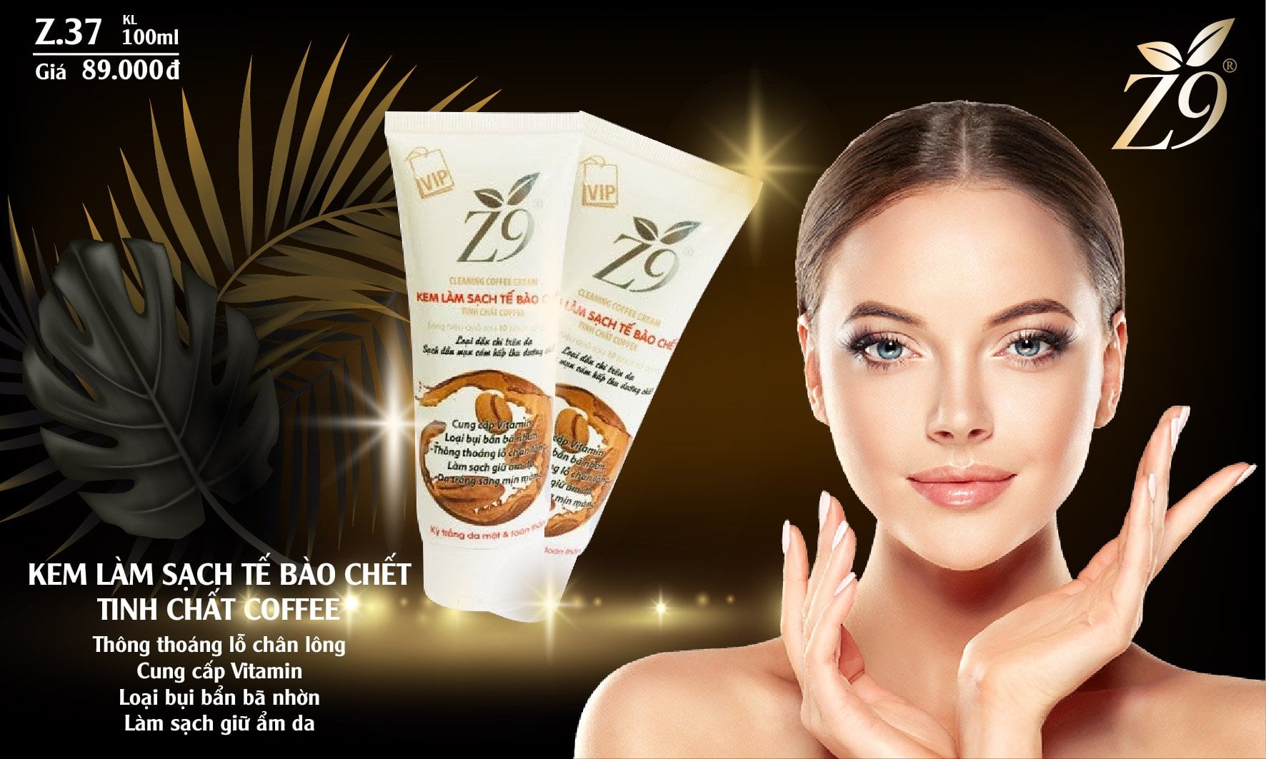 [Freeship+ Chiết Khấu Cao]Z9 Kem Tẩy Tế Bào Chết Tinh Chất Cà Phê ,D&KH, Z9.6, Sạch Dần Mụn Cám, Loại Bụi Bẩn Bã Nhờn, Thông Thoáng Lỗ Chân Lông,Làm Sạch Trắng và giữ Ẩm Da.