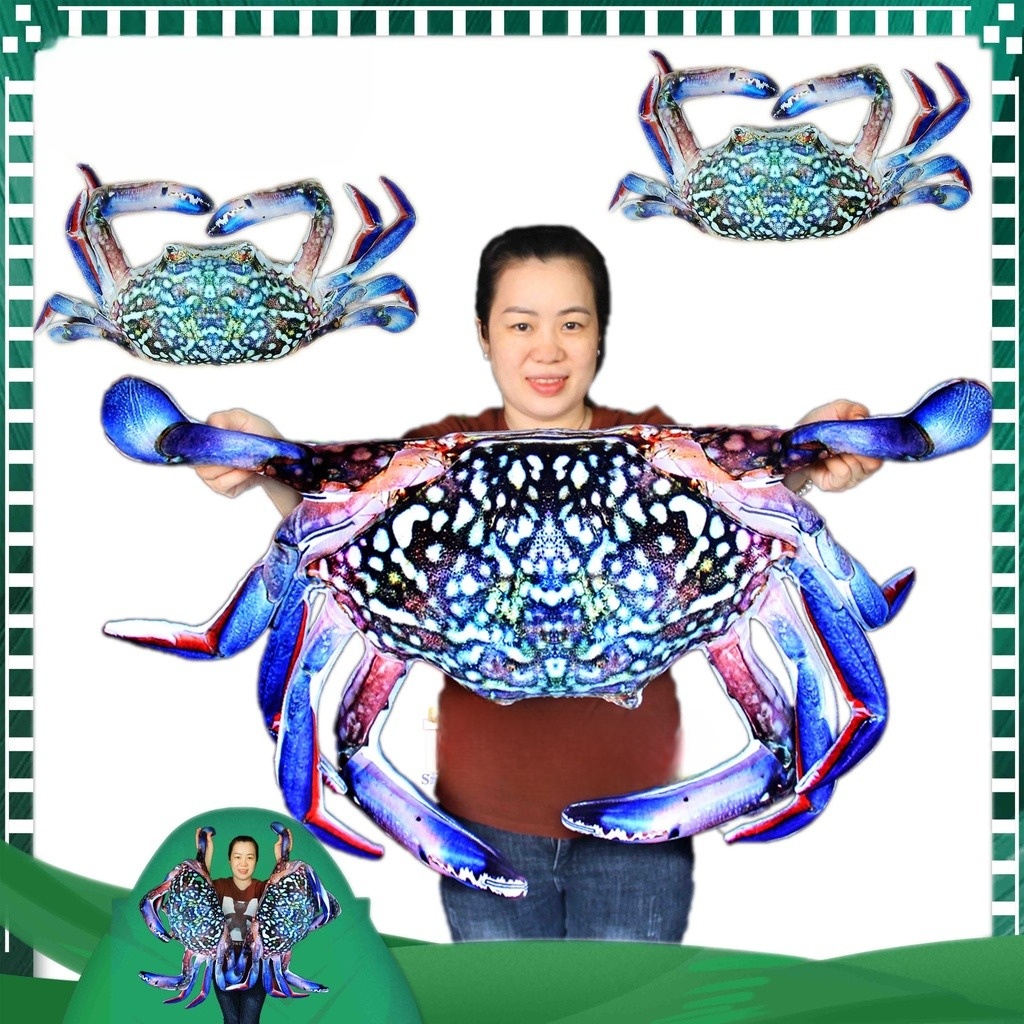 Gối ôm 3d ghẹ siêu to