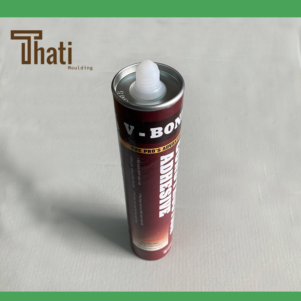 Keo dán phào chỉ, pvc, siêu dính, nhanh khô, V-Bond