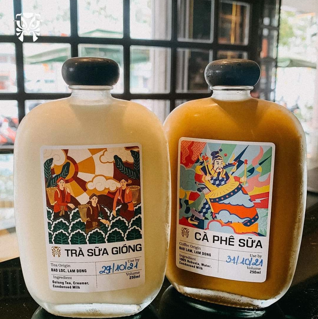 chai thủy tinh 350ml thân bầu dẹp nắp nhựa