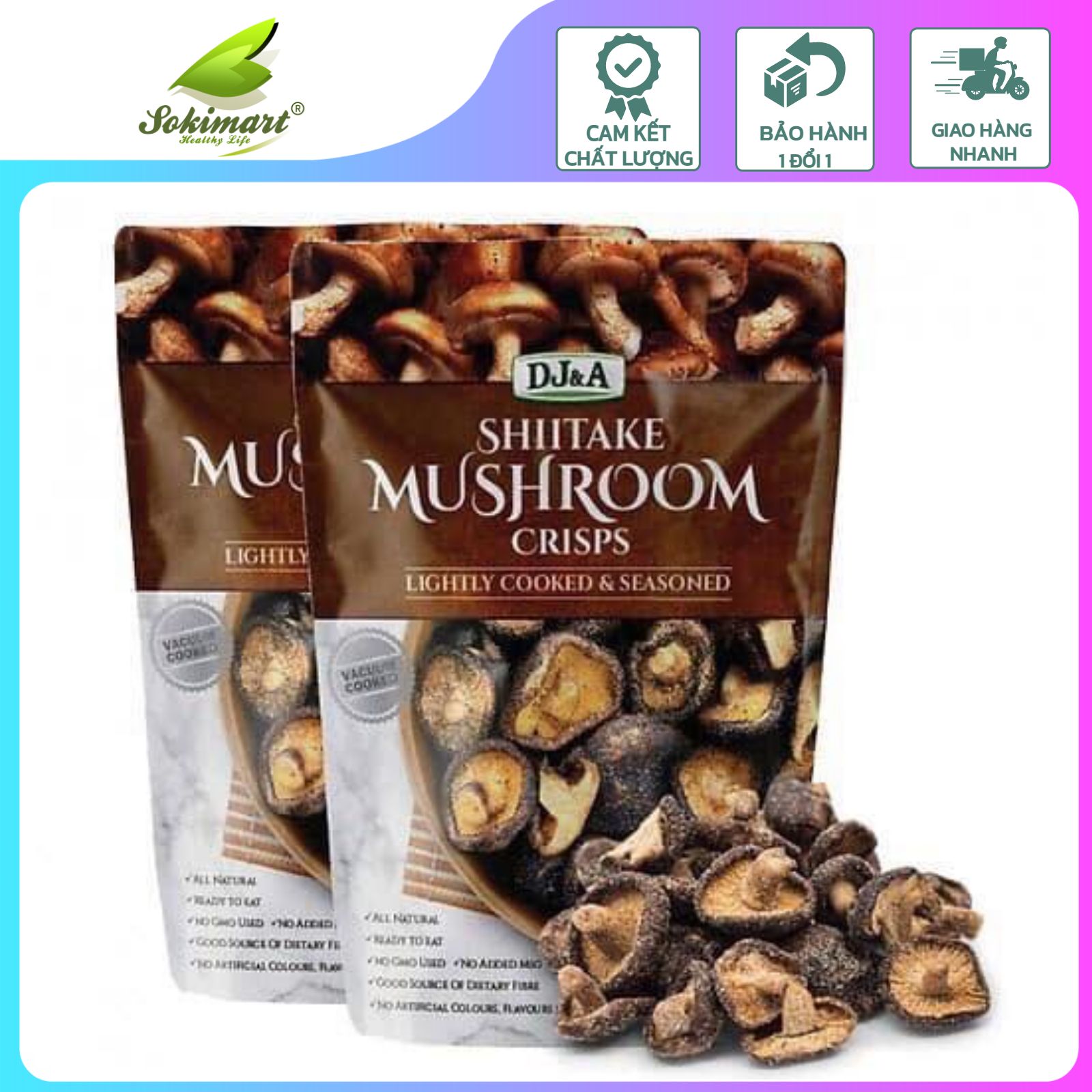 Nấm sấy khô Úc  - 65g