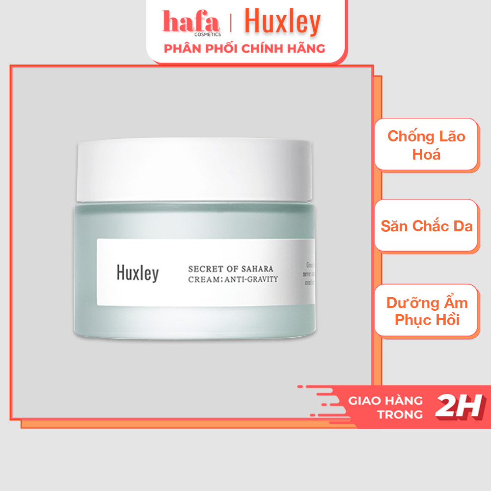 Kem dưỡng ẩm chống lão hóa phục hồi da Huxley Cream Anti - Gravity