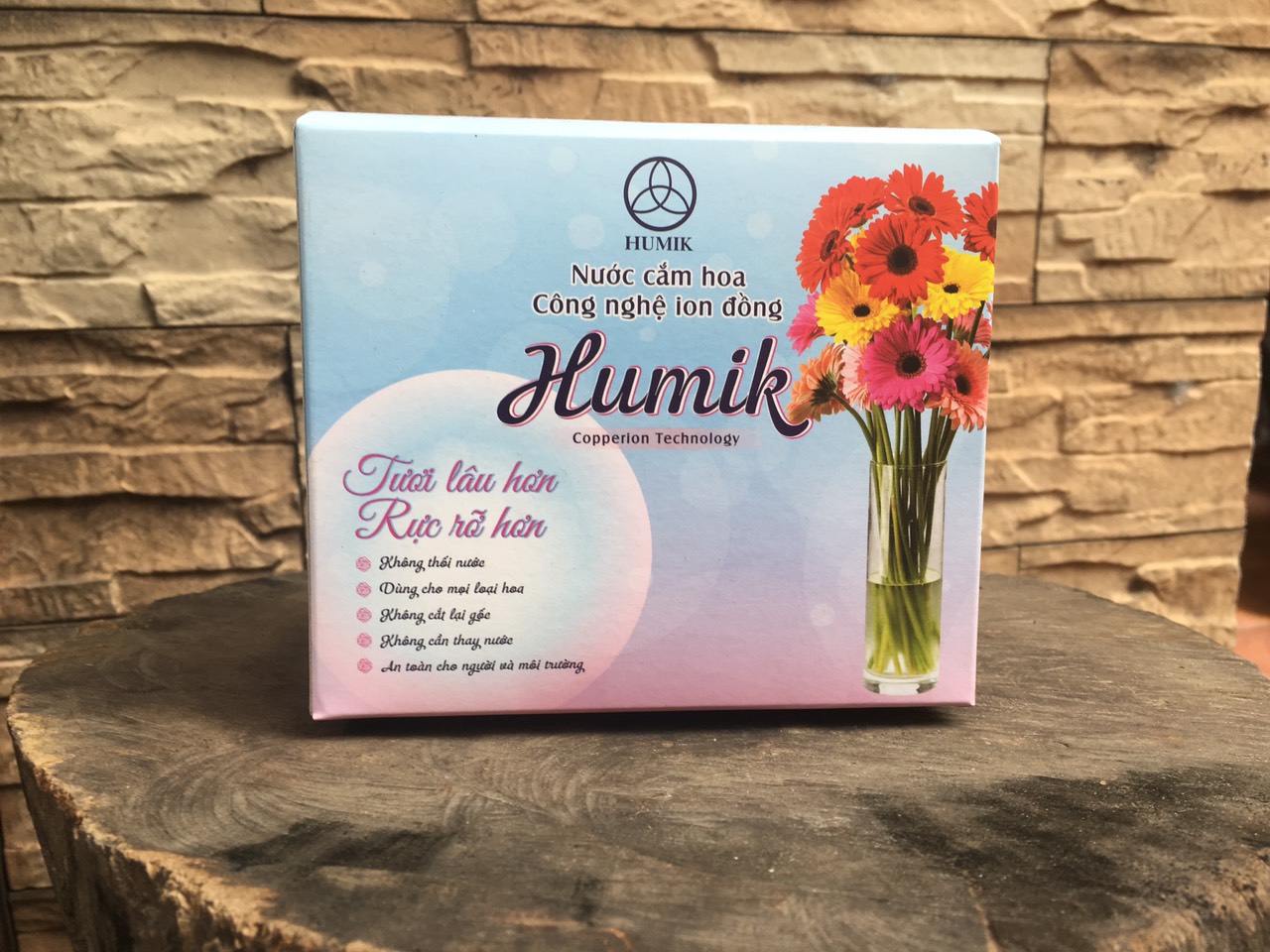 [HCM]NƯỚC CẮM HOA HUMIK CÔNG NGHỆ ION ĐỒNG HỘP 50 GÓI 10ML
