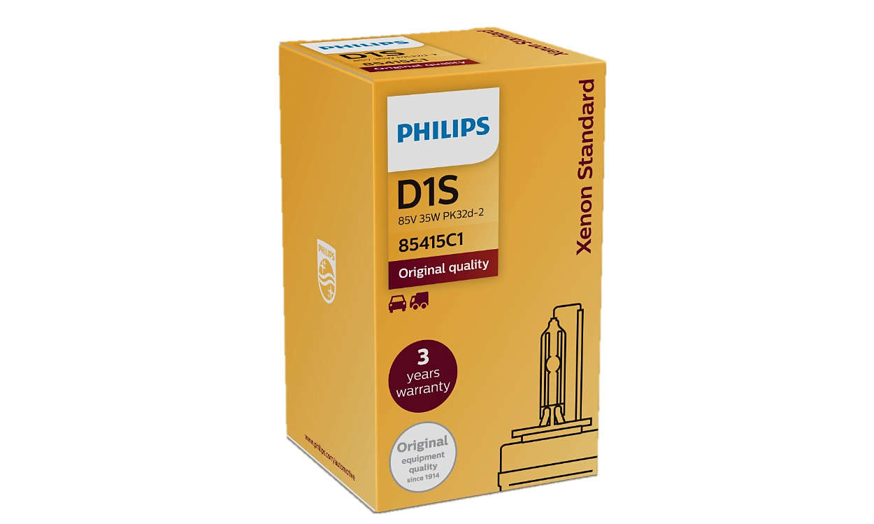 Bóng đèn ô tô philips bóng đèn xe hơi xenon philips d1s 85415c1 4200k chân pk32d-2 85v sáng trắng ấm