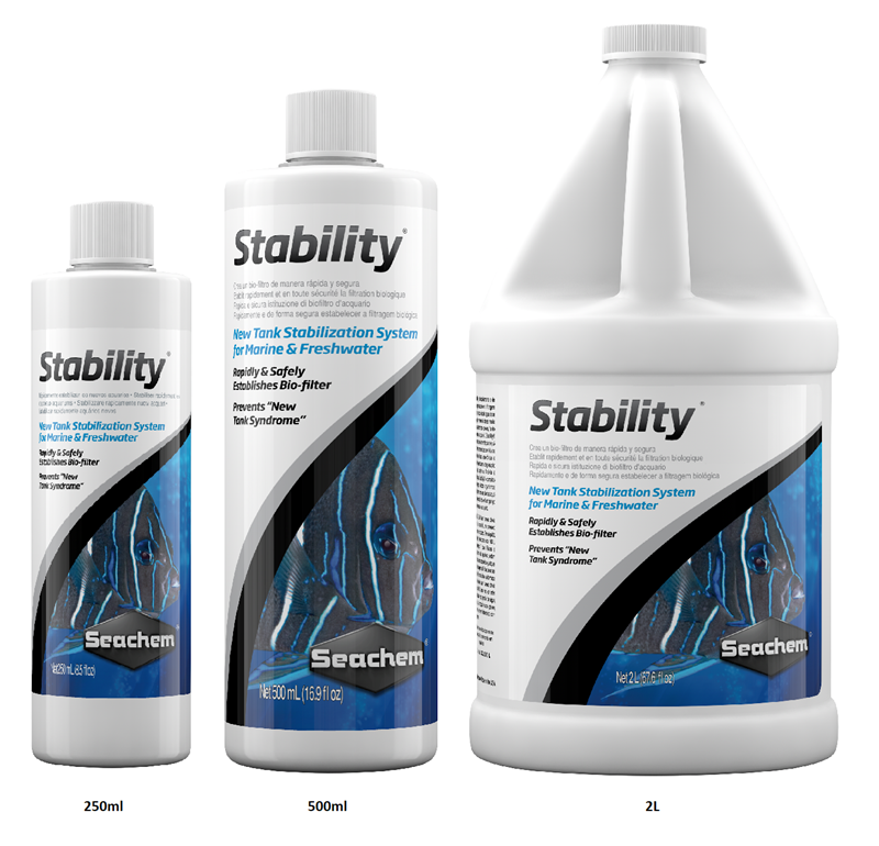 Vi sinh sống seachem stability đức 500ml a148. làm giảm nồng độ các chất có hại như ammonia, nitrite, nitrate, giúp cân bằng hệ sinh thái trong trường hợp bị ô nhiễm