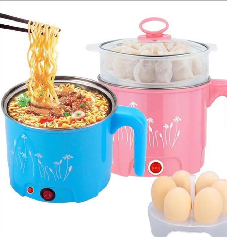 Ca nấu mì siêu tốc - 18cm - có lồng hấp nhựa