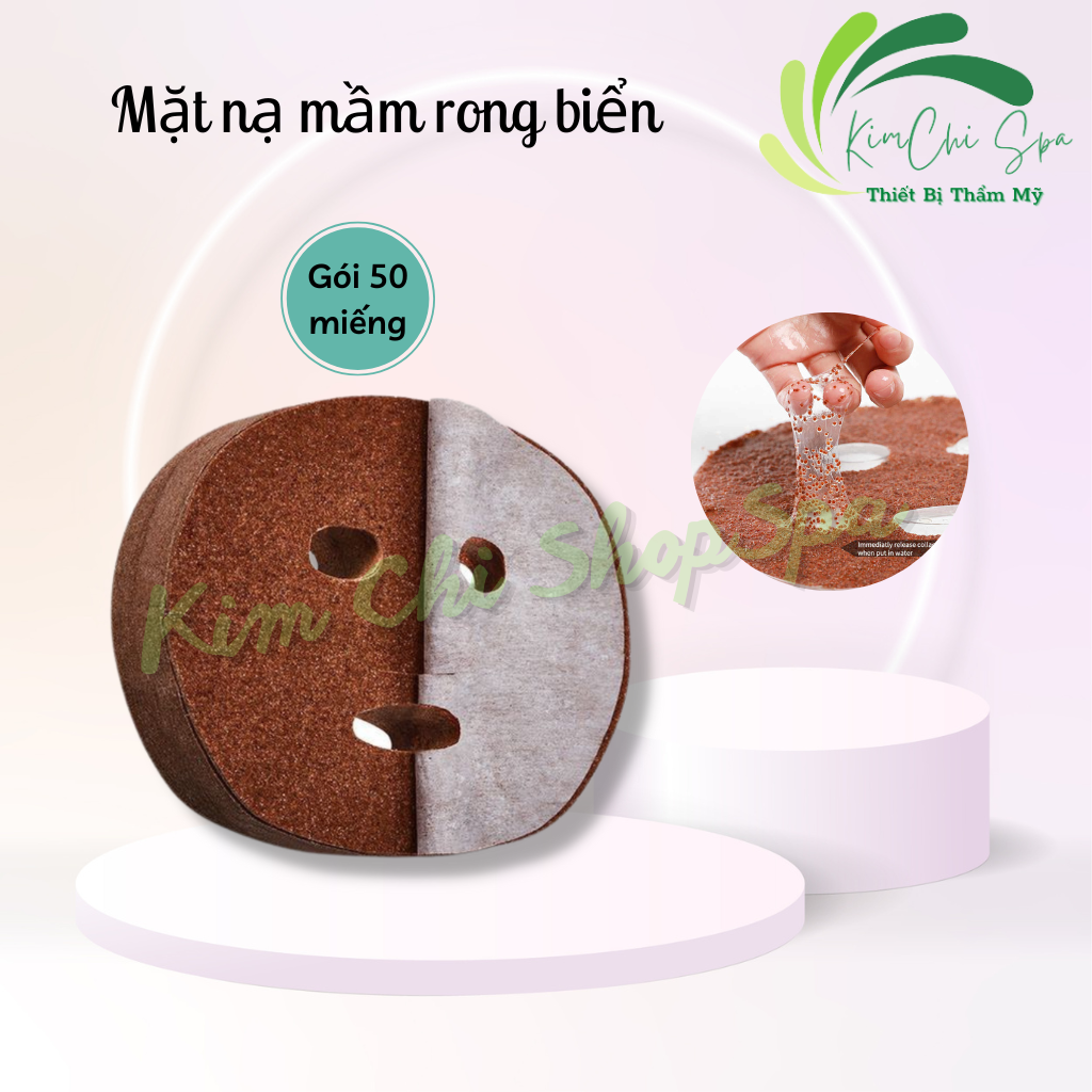 Mặt nạ mầm rong biển - Miếng ngũ hoa gói 50 miếng