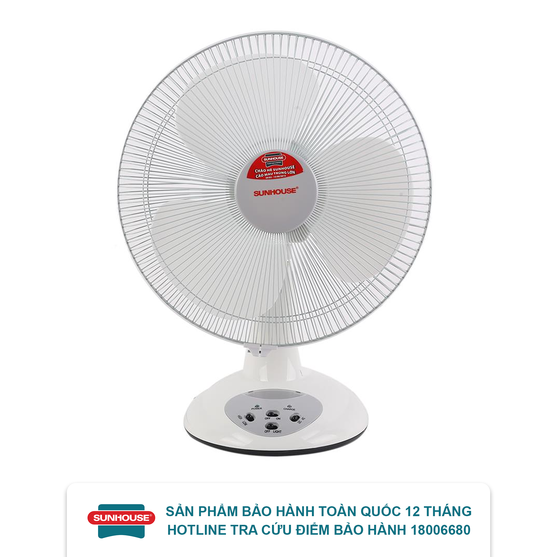 Quạt tích điện sunhouse sh722
