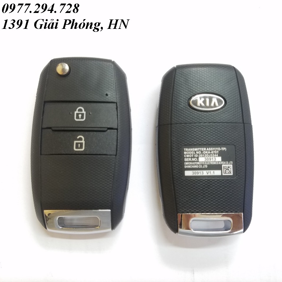 Vỏ chìa khóa xe ô tô Kia Morning, K3, K5 - tự thay thế dễ dàng tại nhà