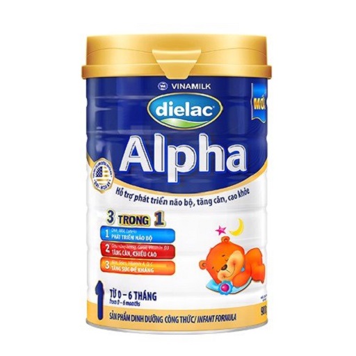 Sữa bột Vinamilk Dielac Alpha 1 900g
