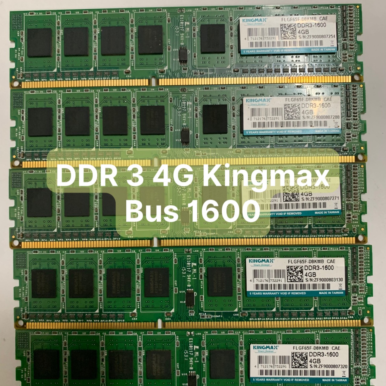 [HCM]DDR3 RAM 4G-BUS 1333-1600 Hiệu Kingmax HÀNG CHÍNH HÃNG - VI TÍNH BẮC HẢI