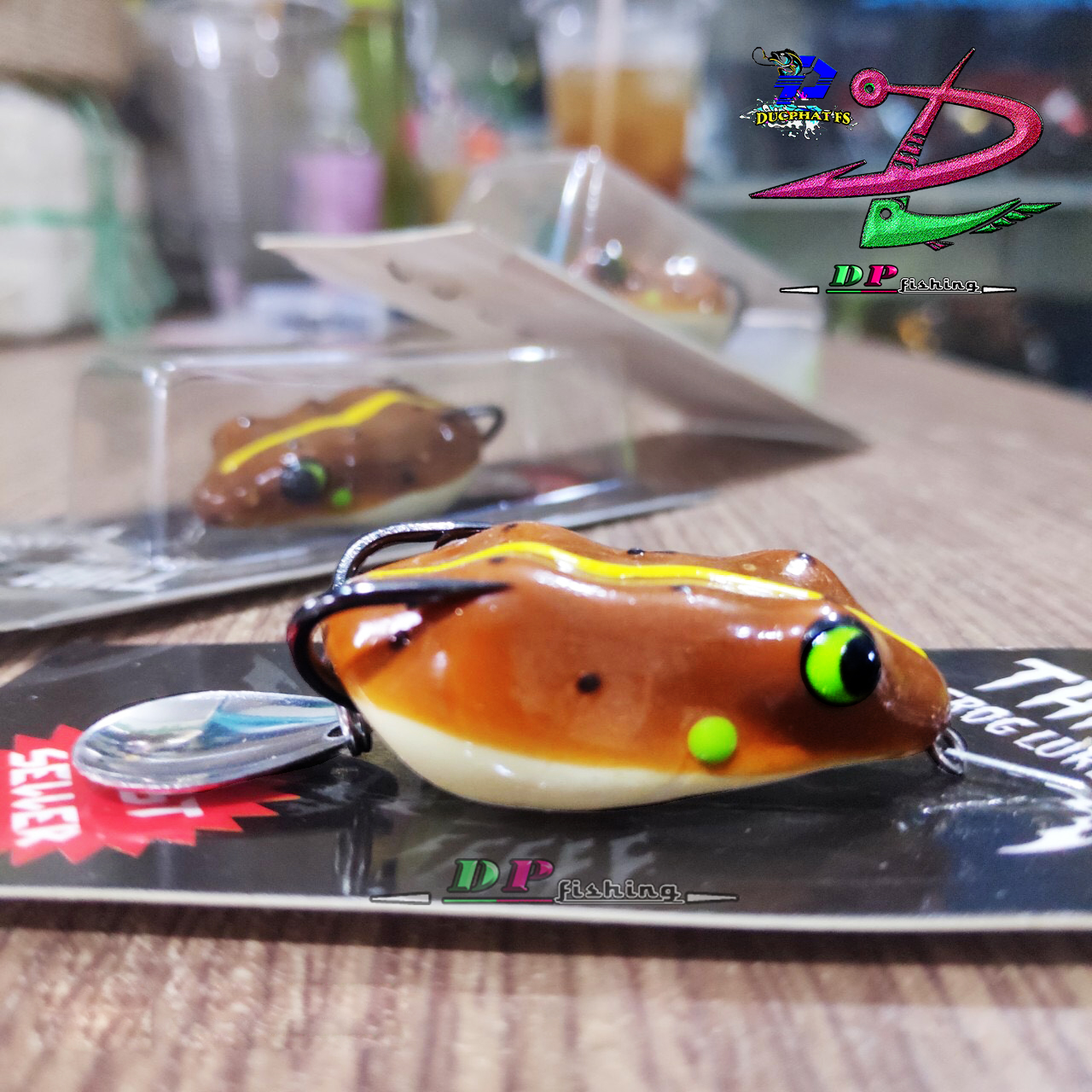 Mồi câu lure cá lóc V5 , nhái thái lure.! mồi giả câu lure .!!!