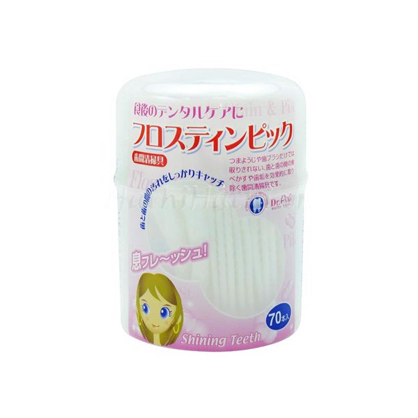 Tăm chỉ kẽ răng okamura dr.polir - hộp 70 cây