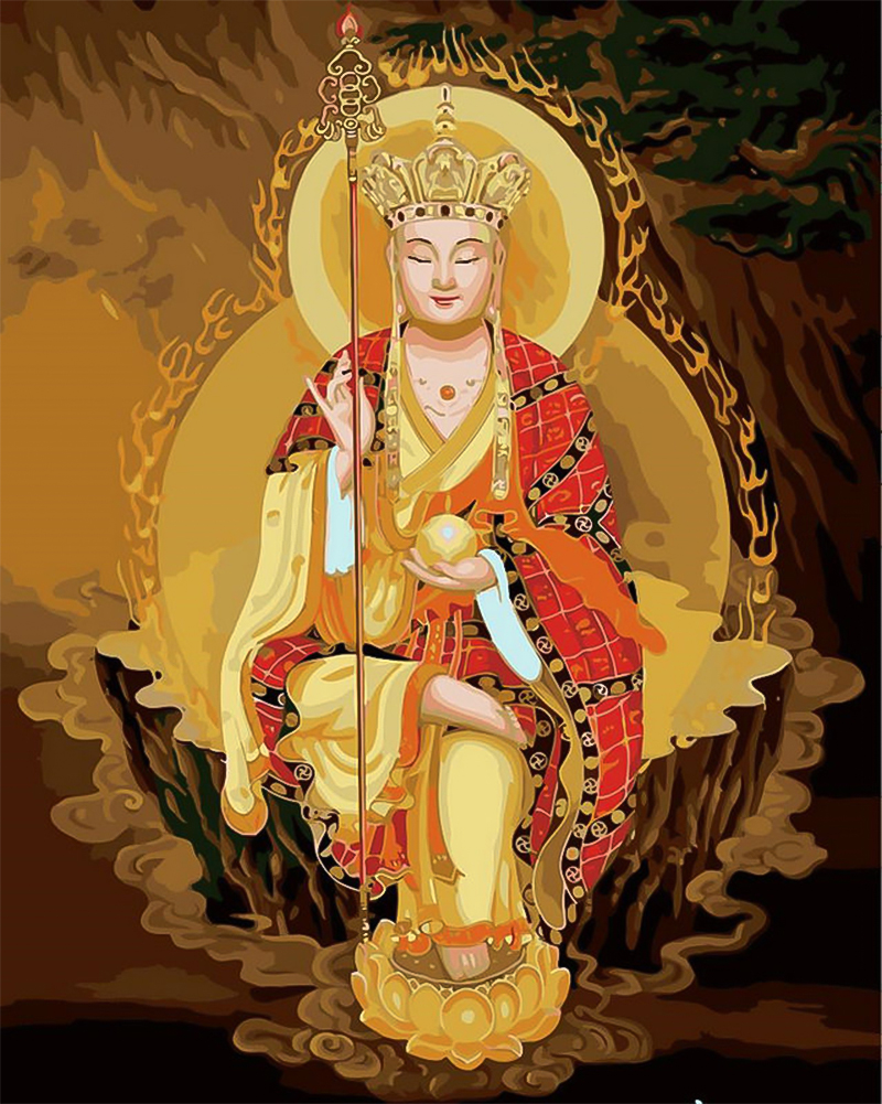 Tranh tô màu số hóa hình phật p5