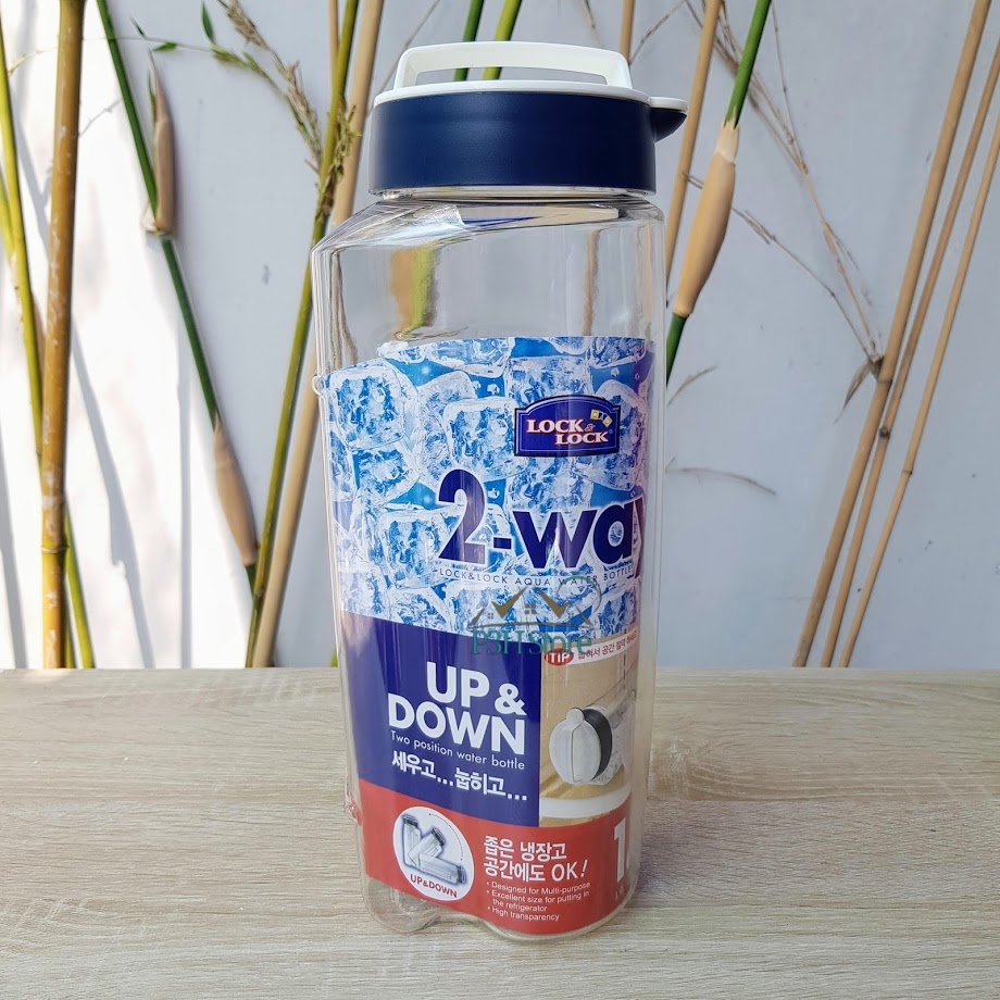 Bình đựng nước 2 chiều Lock&Lock dung tích 1.9L có thể để nằm ngang hay đứng trong tủ lạnh đều được HAP784