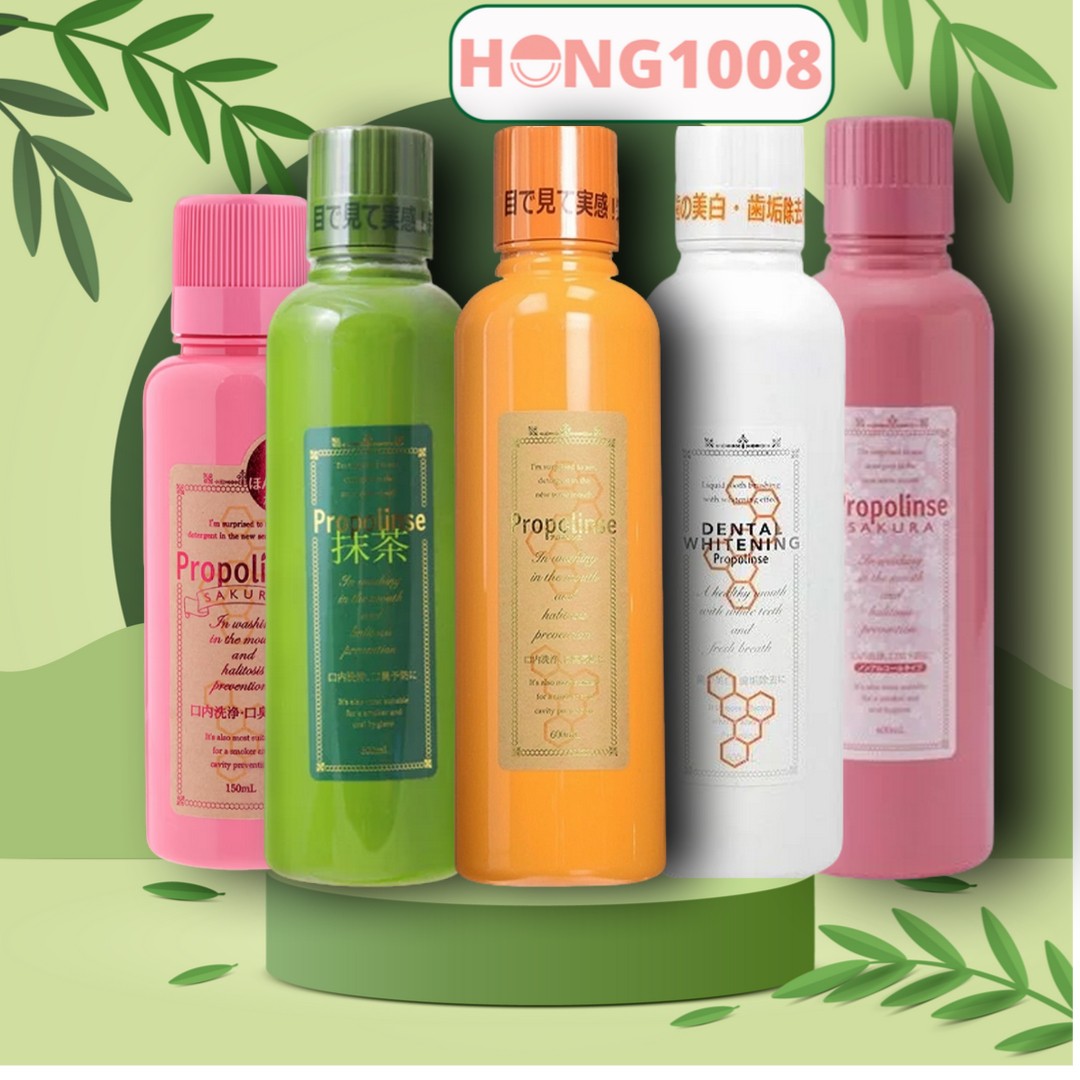 Hoàn tiền 15% - nước súc miệng propolinse chiết xuất trà xanh 600ml - ngừa sâu răng và hôi miệng làm sạch mảng bám răng hiệu quả - shop hong1008