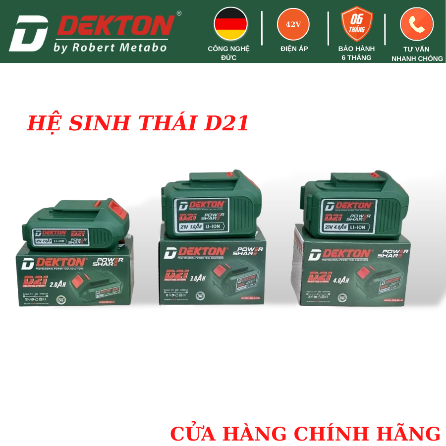 Pin 2a / 3a / 4a - sạc 2.4mah /m4ah dekton - dùng cho hệ sinh thái d21 dekton