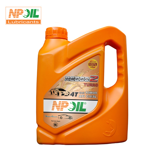 Dầu động cơ xe ôtô 4T - RESSO 2 - CI4/SL 10W40 - Can 4 Lít Giá 644,552 Đồng*Miễn phí vận chuyển