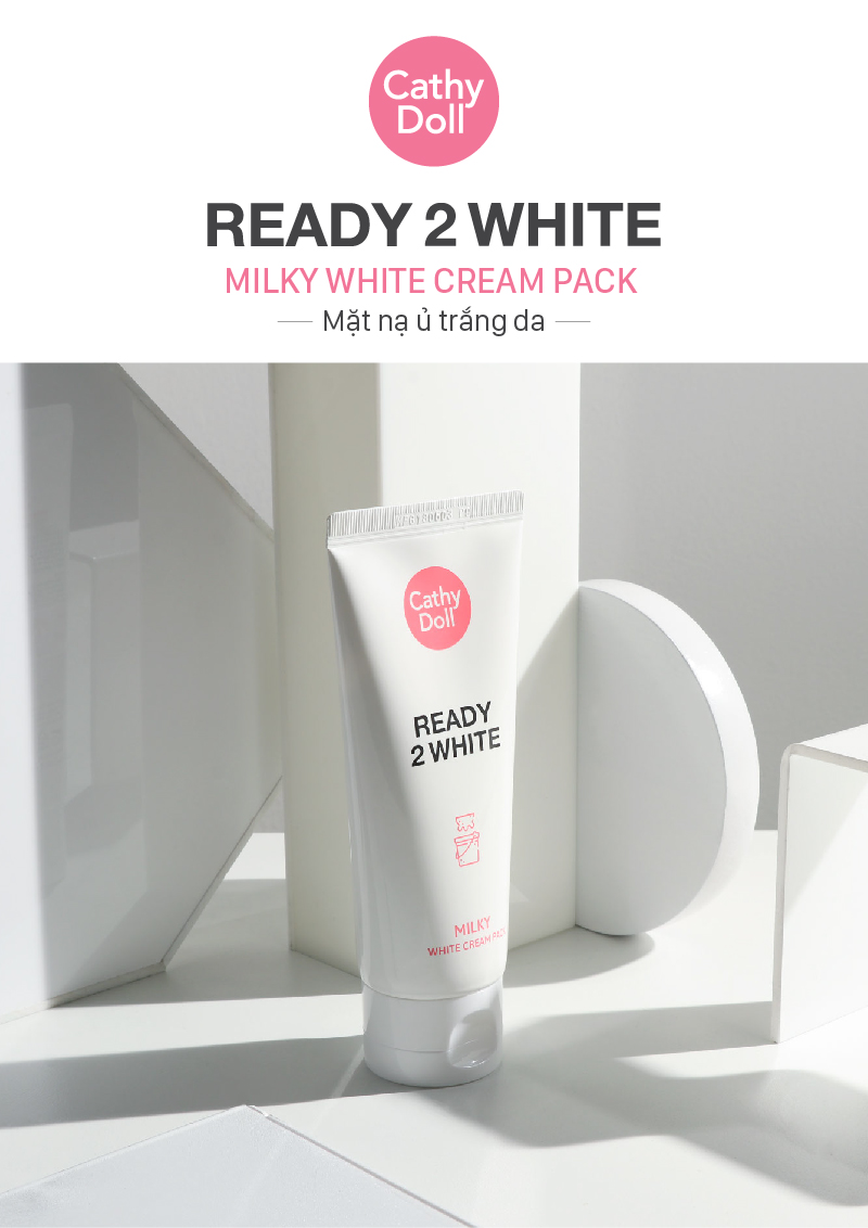 [HCM]Mạt nạ ủ trắng da dành cho body Cathy Doll Ready to White Milky White Cream Pack (Hàng nhập khẩu từ Thailand)