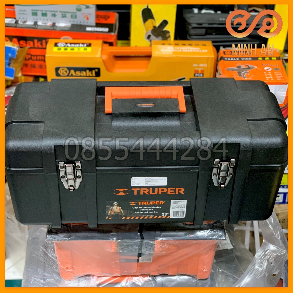Thùng Đựng Đồ Nghề Nhựa 23" Cao Cấp Truper Chp-23X - Made In Mexico