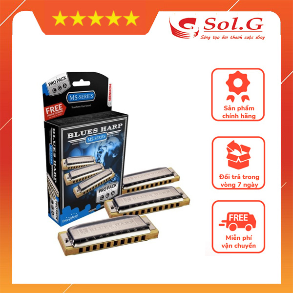 Harmonica Hohner Diatonic Blues Harp Nhập Khẩu Đức - Phân phối Sol.G