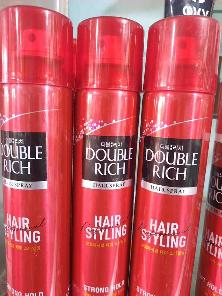 Keo tạo kiểu và giữ nếp mạnh double rich 170ml