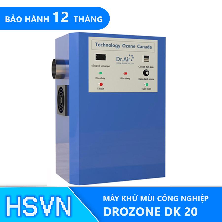 Máy Ozone khử mùi nhà xưởng, khử trùng không khí công suất lớn DrOzone DK20