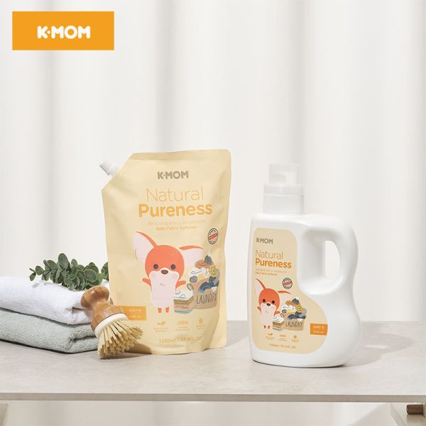 Nước xả vải sơ sinh hữu cơ k – mom hàn quốc