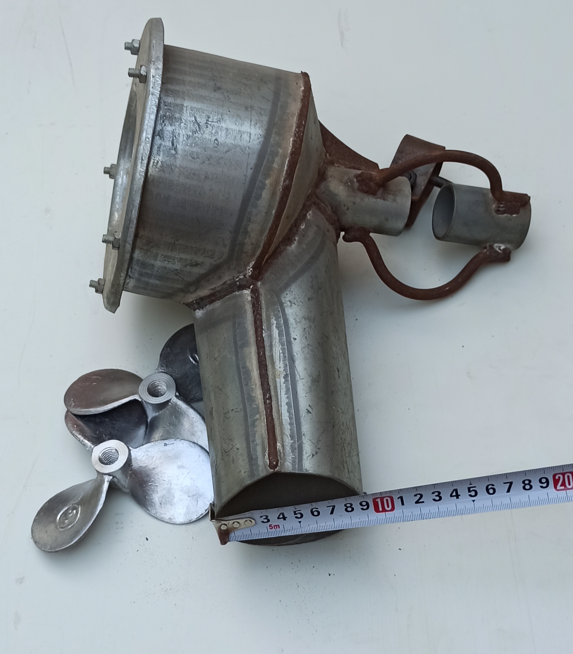 Đầu Ốc Bơm Nước ( Đầu Trâu) Phi 90mm Lắp Sắt Xi Đuôi Tôm Ống Tuýp 34mm Ren 14mm Lắp Cho Máy Nổ Cốt Thẳng 4Hp, 5Hp, 5.5Hp, 6.5Hp